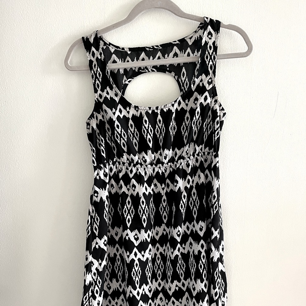 Black & White Asymmetric Dress